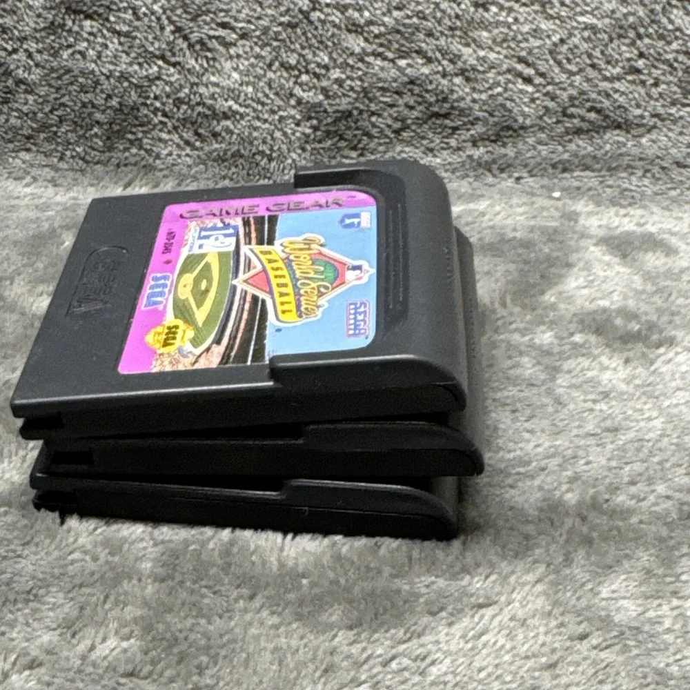 Sega‎ Game Gear Game Lot (3) G Loc Air Battle NFL 95 World Series Baseball